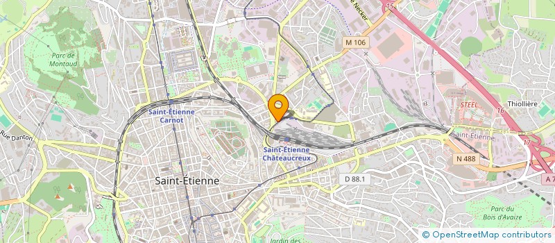 localisation de l'entreprise SCIA LA SOUSTO à SAINT-ETIENNE
