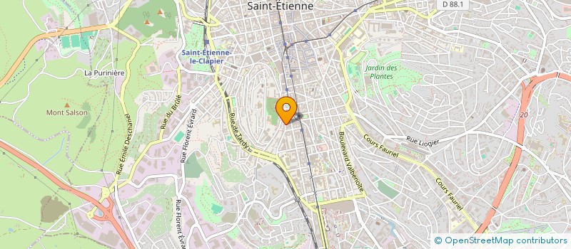 localisation de l'entreprise SCIA LA TOISON D OR à SAINT-ETIENNE