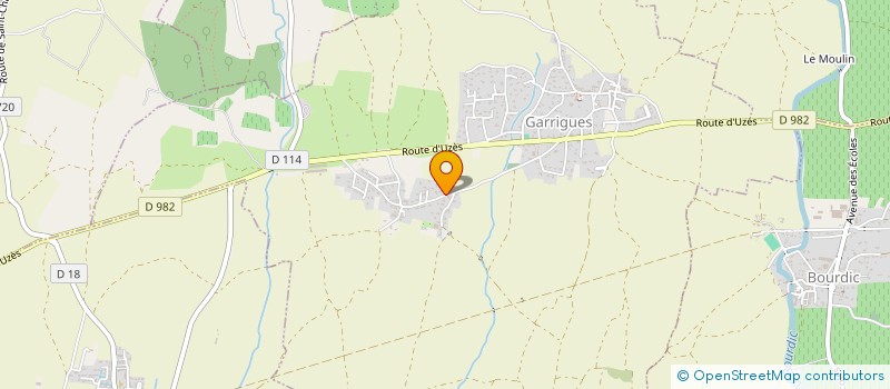 localisation de l'entreprise SCIA LE CHATEAU DE VERDURE  LA GRAND-COMBE