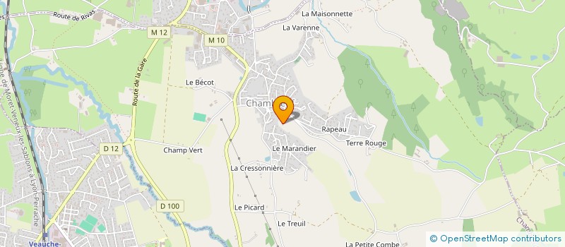 localisation de l'entreprise SCIA LE CLOS DE MARIE  CHAMBUF