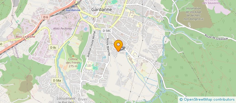 localisation de l'entreprise SCIA LE PETIT NICE à GARDANNE