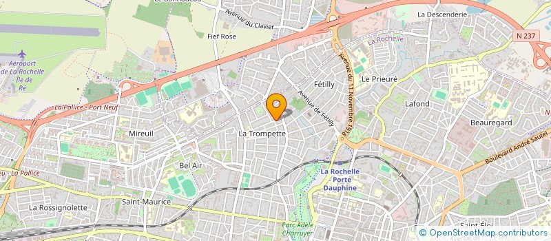 localisation de l'entreprise SCIA LES ALPAGES  LA ROCHELLE