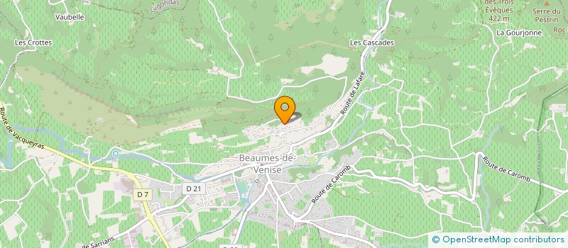 localisation de l'entreprise SCIA LES MUSCADIERES  BEAUMES-DE-VENISE