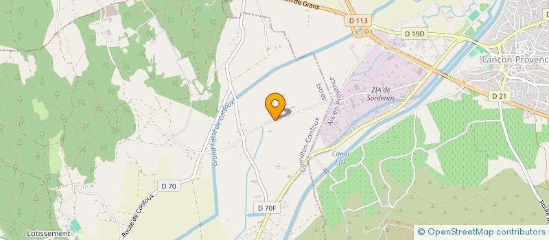 localisation de l'entreprise SCIA LES ROMARINS 1 à CORNILLON-CONFOUX