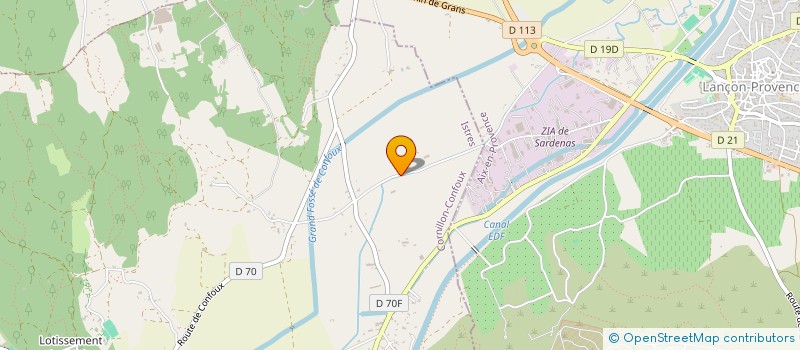 localisation de l'entreprise SCIA LES ROMARINS 2 à CORNILLON-CONFOUX