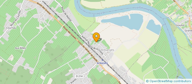 localisation de l'entreprise SCIA MED ET PAREMED DE SAINT MACAIRE  ARBANATS