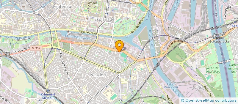 localisation de l'entreprise SCIA NOUVELLE CAPITAINERIE à STRASBOURG