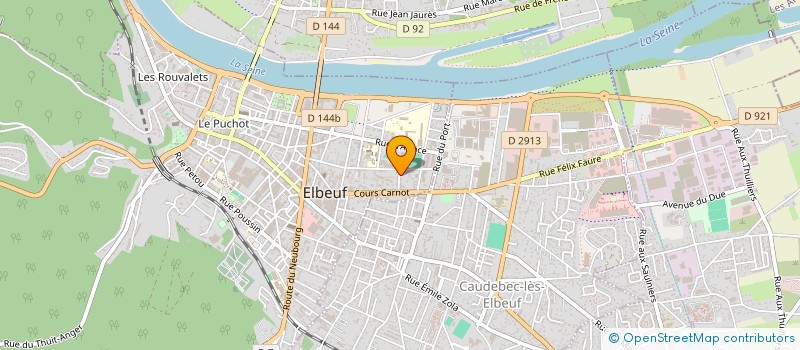 localisation de l'entreprise SCIA RESIDENCE LE VALMONT  CAUDEBEC-LES-ELBEUF