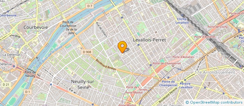 localisation de l'entreprise SCIA SAINT MARTIN à LEVALLOIS-PERRET