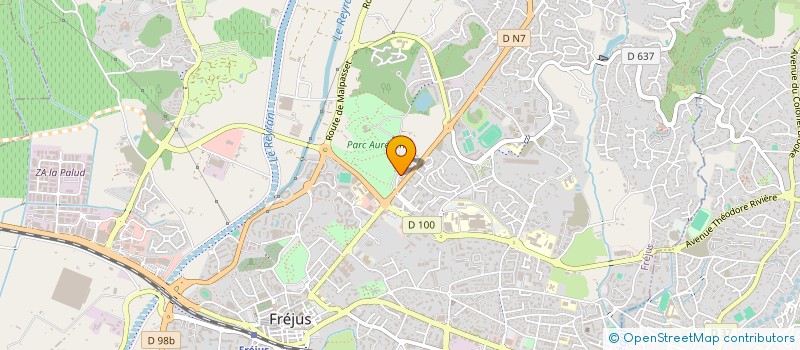 localisation de l'entreprise SCIA VILLAS DU PORT  FREJUS