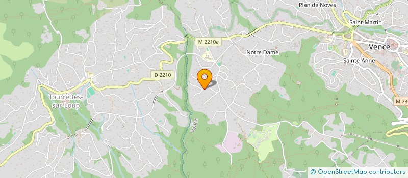 localisation de l'entreprise SCIABF  VENCE