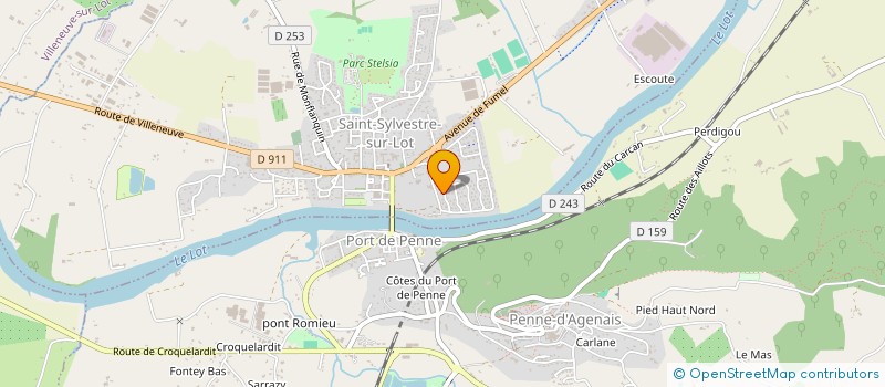 localisation de l'entreprise SCIADRILLIC  PENNE D'AGENAIS