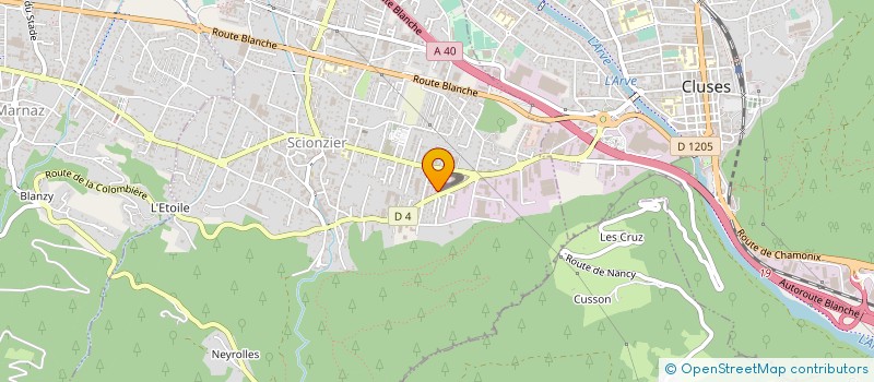 localisation de l'entreprise SCIAGE 2000  SCIONZIER