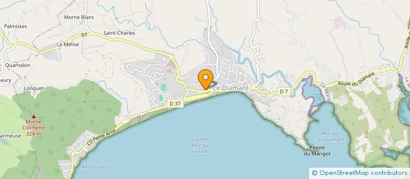 localisation de l'entreprise SCIAGE CARAIBES à DIAMANT
