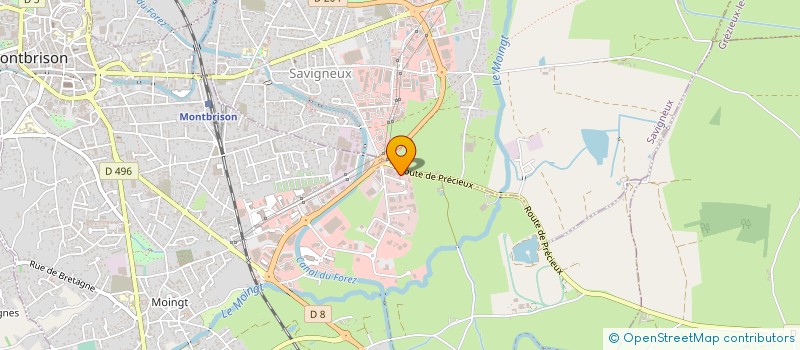 localisation de l'entreprise SCIAGE CAROTTAGE ASSOCIES  MONTBRISON