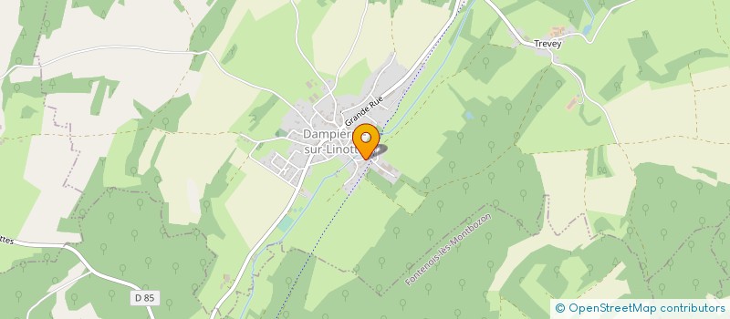 localisation de l'entreprise SCIAGE DU GROS CHENE à DAMPIERRE-SUR-LINOTTE