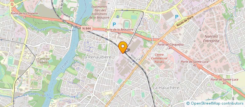 localisation de l'entreprise SCIAGE ET FORAGE ATLANTIQUE à NANTES