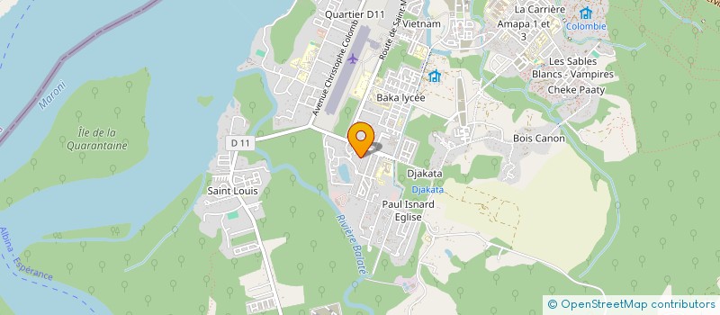 localisation de l'entreprise SCIAGE ET MENUISERIE DE L OUEST GUYANAIS  SAINT-LAURENT-DU-MARONI