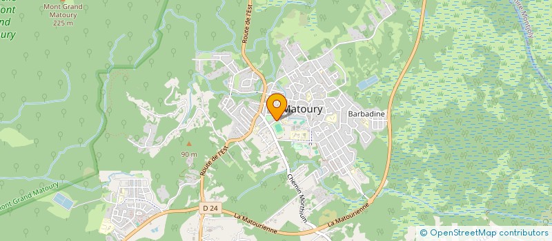 localisation de l'entreprise SCIAGE RABOTAGE DU BOIS DE GUYANE à MATOURY