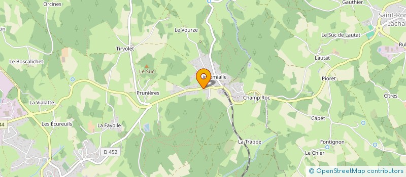localisation de l'entreprise SCIAGES 43 à SAINT-PAL-DE-MONS