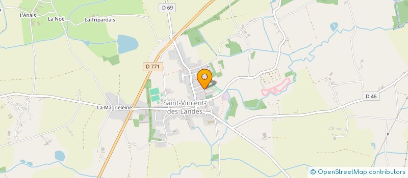 localisation de l'entreprise SCIAHP  SAINT-VINCENT-DES-LANDES