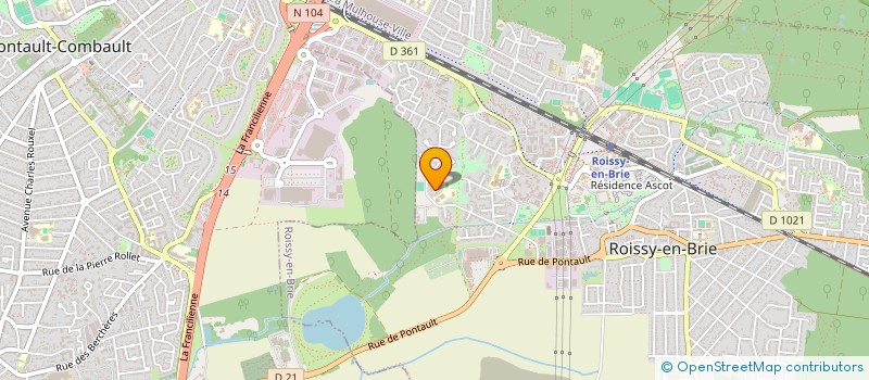 localisation de l'entreprise SCIAIRIT  ROISSY EN BRIE