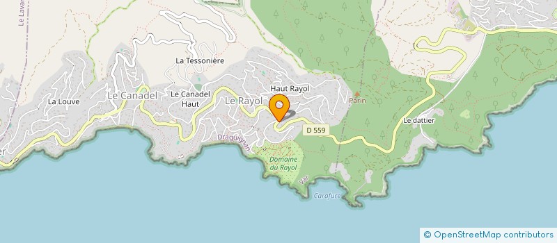 localisation de l'entreprise SCIALOM FAMILY à RAYOL-CANADEL-SUR-MER