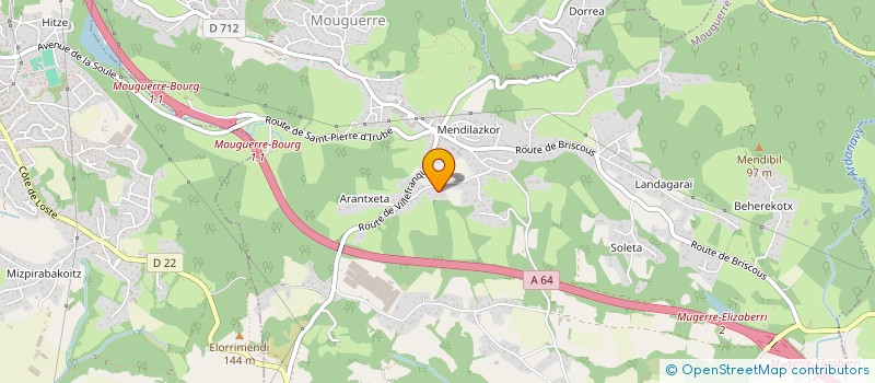 localisation de l'entreprise SCIALPAIX  MOUGUERRE