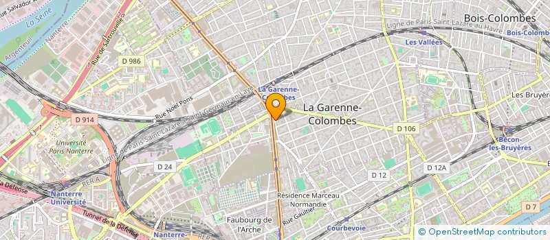 localisation de l'entreprise SCIAPONS 1ER à LA GARENNE-COLOMBES