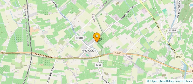 localisation de l'entreprise SCIASCIA MACONNERIE à L'ISLE-SUR-LA-SORGUE