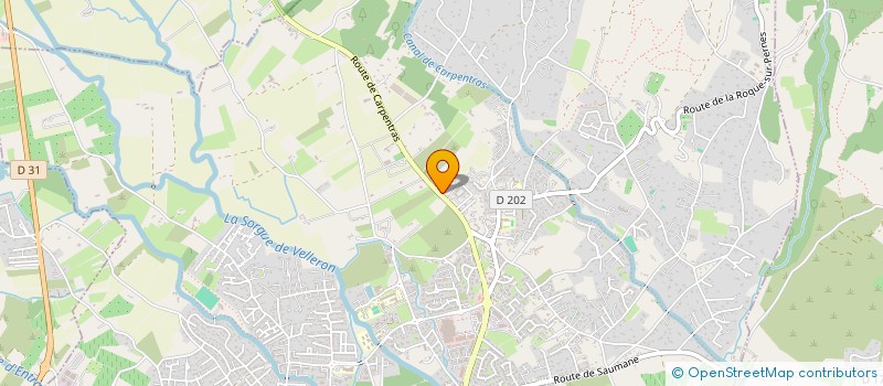 localisation de l'entreprise SCIASCIA PARCS ET JARDINS à L'ISLE-SUR-LA-SORGUE