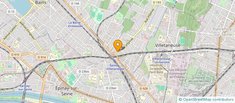 localisation de l'entreprise SCIB TRANSPORT  EPINAY-SUR-SEINE