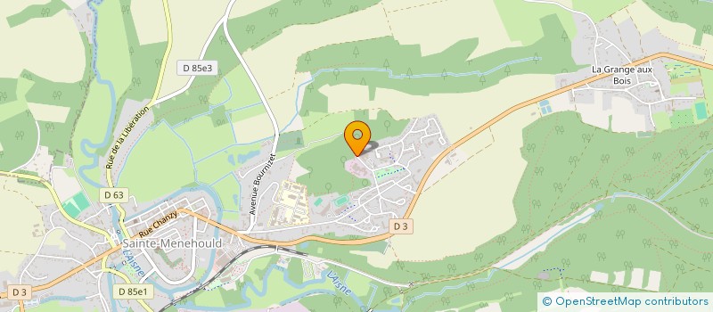 localisation de l'entreprise SCIC ARGONNE BOIS ENERGIE  SAINTE-MENEHOULD