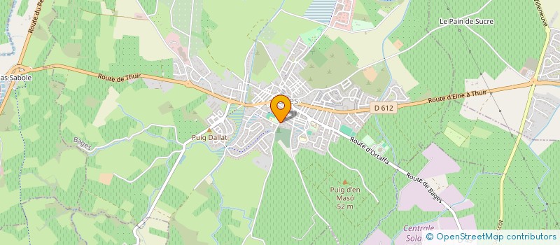 localisation de l'entreprise SCIC ATOUT ASPRES 66 à BAGES