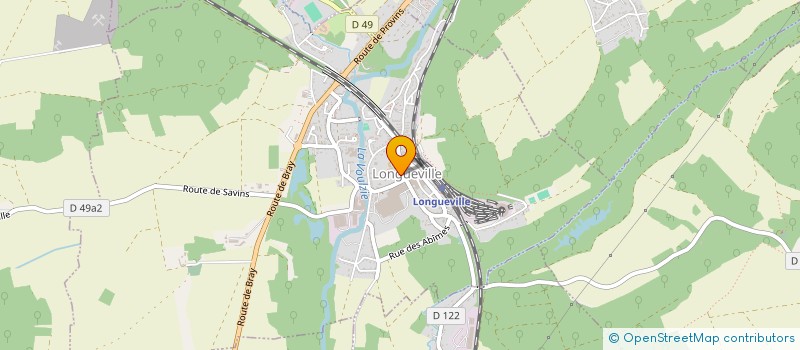 localisation de l'entreprise SCIC CENTRE DE SANTE RURAL DE LA BRIE EST  LONGUEVILLE