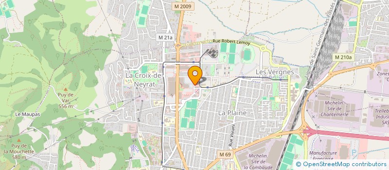 localisation de l'entreprise SCIC DE LA GRANDE GARENNE  CLERMONT-FERRAND