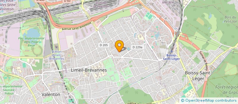 localisation de l'entreprise SCIC DU 32 AV ALSACE LORRAINE à LIMEIL-BREVANNES