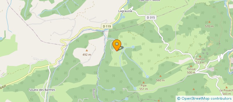 localisation de l'entreprise SCIC ECLA'ENR à MONTELS