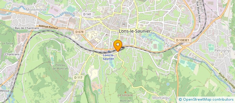 localisation de l'entreprise SCIC ENERGIES DES CITOYENS  LONS-LE-SAUNIER