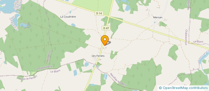 localisation de l'entreprise SCIC LA COUR DES FENETS à NEUILLAY-LES-BOIS