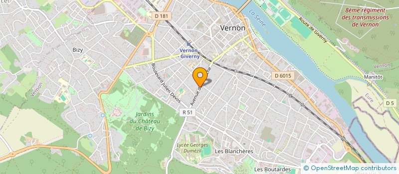 localisation de l'entreprise SCIC LE ROUV-EURE à VERNON