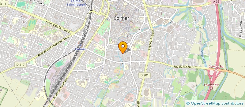 localisation de l'entreprise SCIC LES JONCS  COLMAR