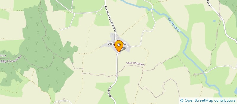 localisation de l'entreprise SCIC NATURE & GITES  SAXI-BOURDON
