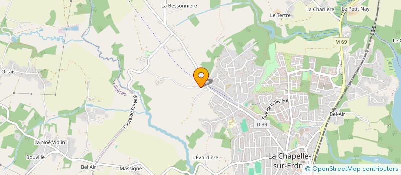 localisation de l'entreprise SCIC NORD NANTES à LA CHAPELLE-SUR-ERDRE