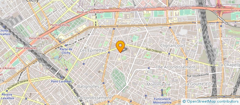 localisation de l'entreprise SCIC PMH à PARIS