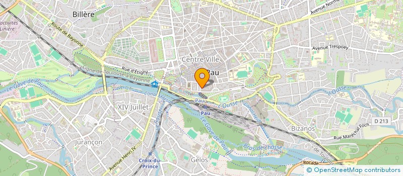 localisation de l'entreprise SCIC SAS CEINTURE VERTE PAYS DE BEARN à PAU