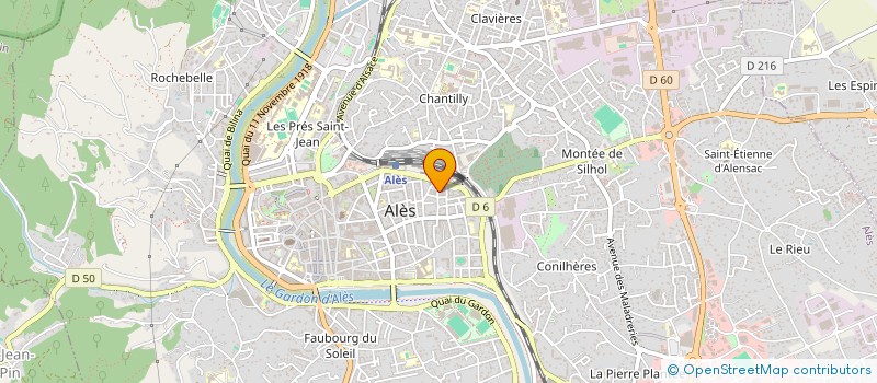 localisation de l'entreprise SCIC SAS UPCV à ALES