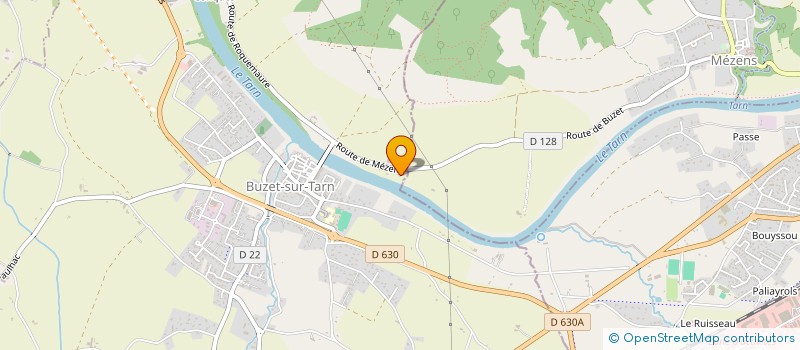 localisation de l'entreprise SCICA VERGERS D'AQUITAINE à BUZET-SUR-TARN