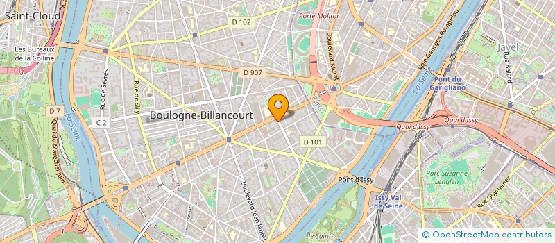 localisation de l'entreprise SCICAV ROCKWELL à BOULOGNE-BILLANCOURT