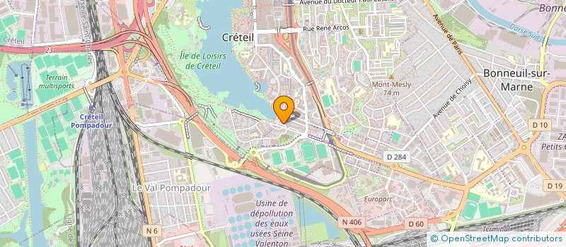 localisation de l'entreprise SCICRETEIL à CRETEIL